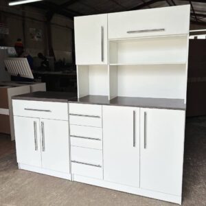 2 piece melamine kitchen unit