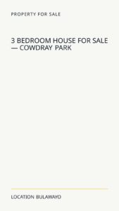 3 Bedroom House For Sale — Cowdray Park