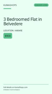 3 Bedroomed Flat in Belvedere