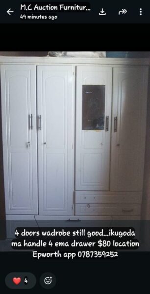 4 door wardrobe in Epworth