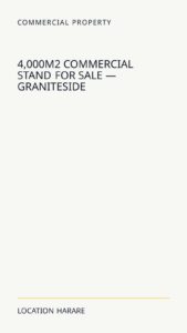 4,000m² Commercial Stand For Sale — Graniteside