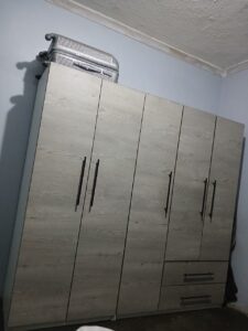 5-door melamine wardrobe