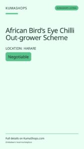 African Bird’s Eye Chilli Out-grower Scheme
