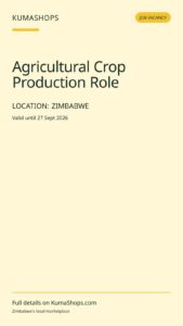 Agricultural Crop Production Role