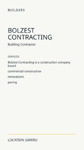 Bolzest Contracting