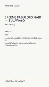 Breeme Fabulous Hair — Bulawayo