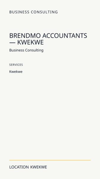 Brendmo Accountants — Kwekwe in Kwekwe