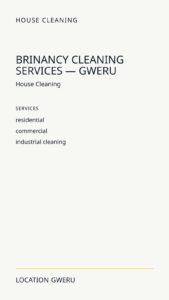 Brinancy Cleaning Services — Gweru