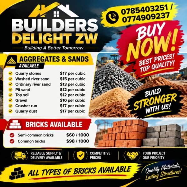 Builders Delight ZW Building Materials in Harare