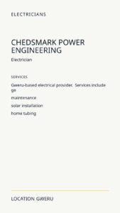 Chedsmark Power Engineering
