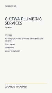 CHITWA Plumbing Services