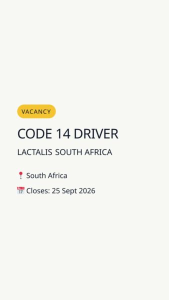 Code 14 Driver — South Africa in South Africa