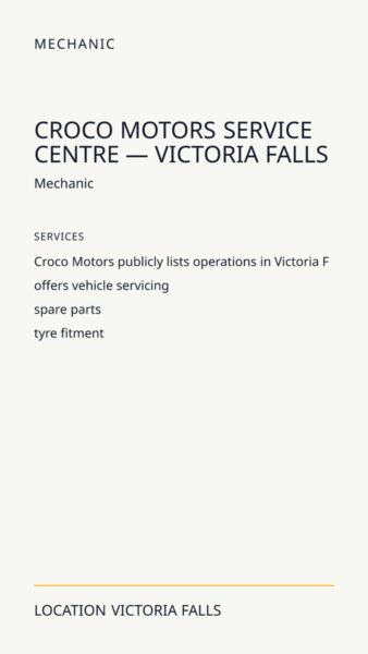 Croco Motors Service Centre — Victoria Falls in Victoria Falls