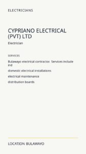 Cypriano Electrical (Pvt) Ltd