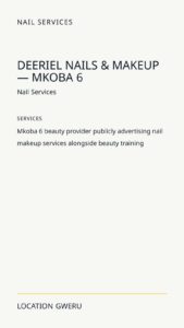 DeeRiel Nails & Makeup — Mkoba 6