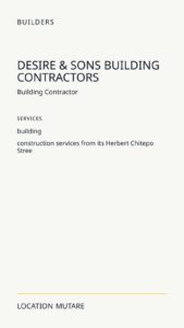 Desire & Sons Building Contractors