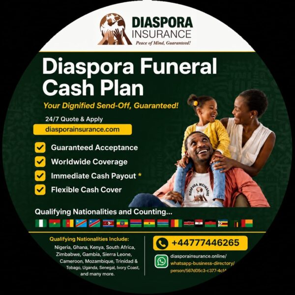 Diaspora Insurance Funeral Cash Plan Consultations & Quotations in Harare