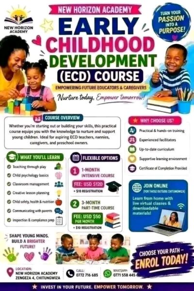 Early Childhood Development (ECD) Course in Chitungwiza