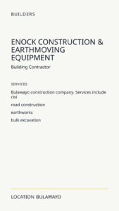 Enock Construction & Earthmoving Equipment