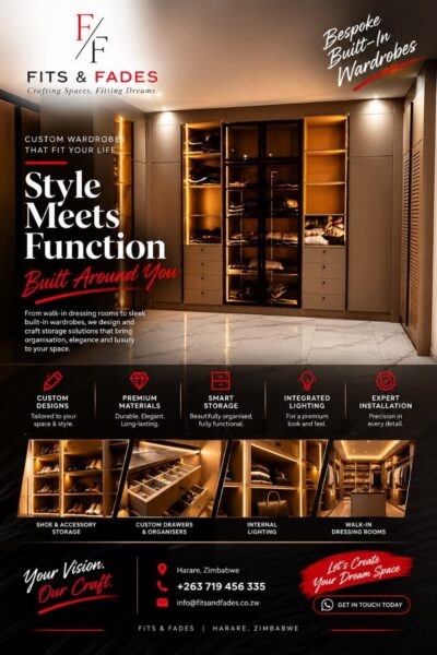 Fits & Fades - Bespoke Custom-Built Furniture in Harare