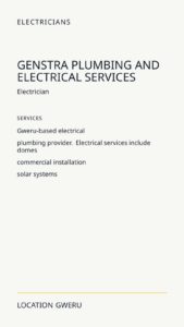Genstra Plumbing and Electrical Services