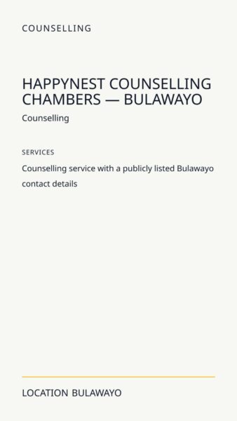 Happynest Counselling Chambers — Bulawayo in Bulawayo