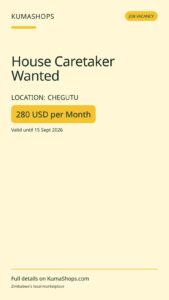 House Caretaker Wanted