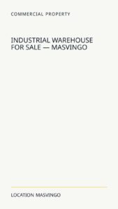 Industrial Warehouse For Sale — Masvingo