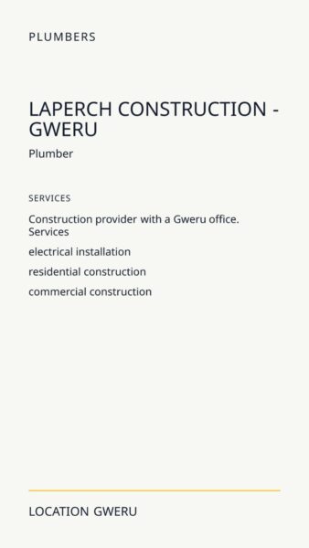Laperch Construction - Gweru in Gweru