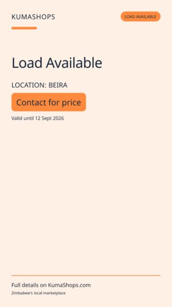 Load Available in Beira