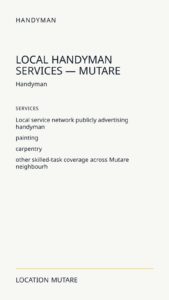 Local Handyman Services — Mutare