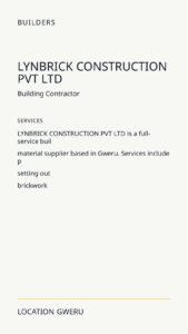 LYNBRICK CONSTRUCTION PVT LTD