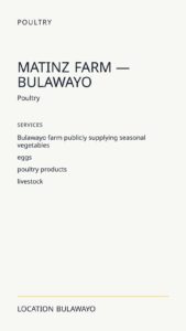 Matinz Farm — Bulawayo