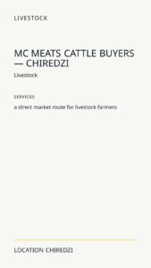 MC Meats Cattle Buyers — Chiredzi