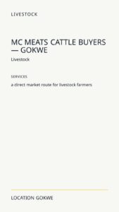 MC Meats Cattle Buyers — Gokwe