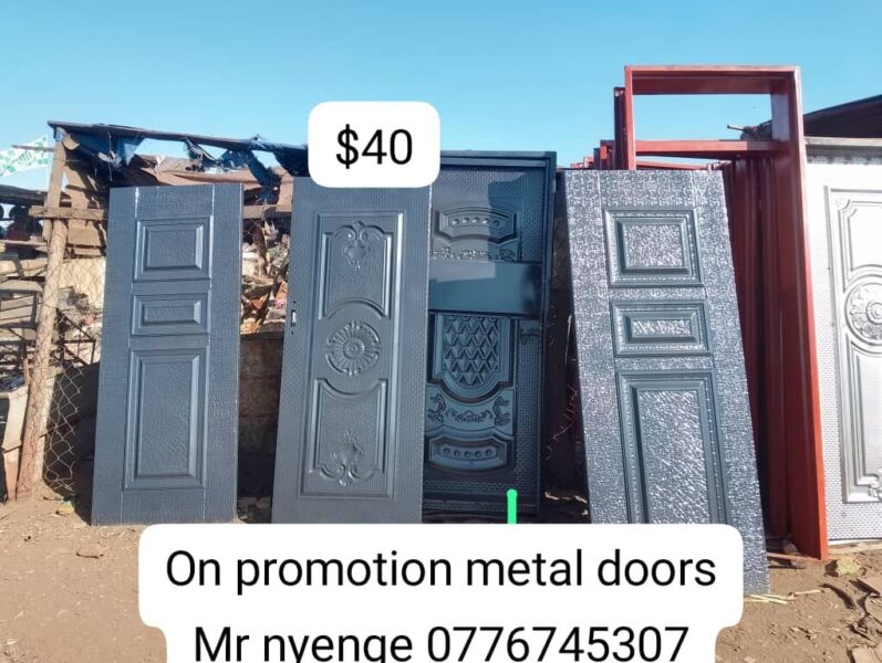 Metal doors now on promotion in Harare