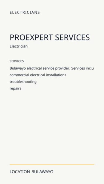 ProExpert Services in Bulawayo