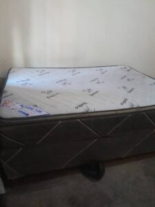 Queen sized pillow top bed