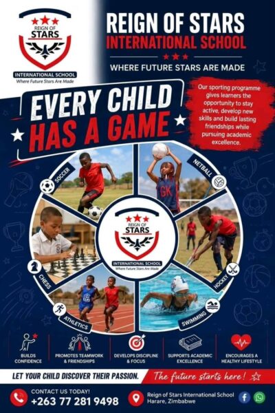 Reign of Stars International School Sports & Practical Skills in Harare