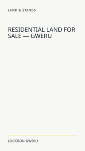 Residential Land For Sale — Gweru