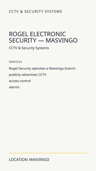 Rogel Electronic Security — Masvingo in Masvingo