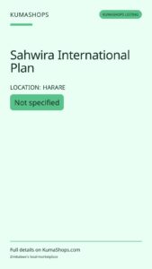 Sahwira International Plan