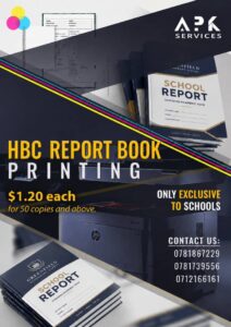 SCHOOL REPORT BOOK PRINTING