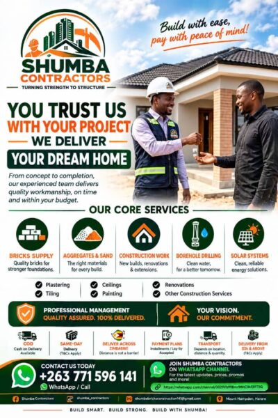 Shumba Contractors in Harare