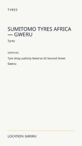 Sumitomo Tyres Africa — Gweru
