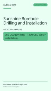 Sunshine Borehole Drilling and Installation