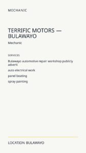 Terrific Motors — Bulawayo