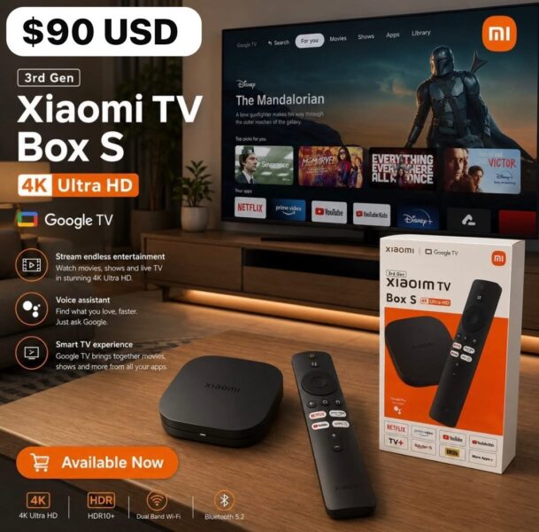 Xiaomi TV Box S 4K (3rd Gen) in Harare