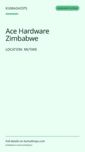 Ace Hardware Zimbabwe — Mutare