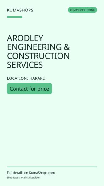 ARODLEY ENGINEERING & CONSTRUCTION SERVICES in Harare